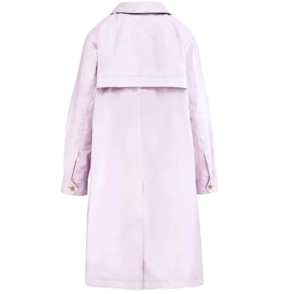 NWT Jane Post Raincoat Pink Light Slicker in Blush Pink Medium - Picture 4 of 6
